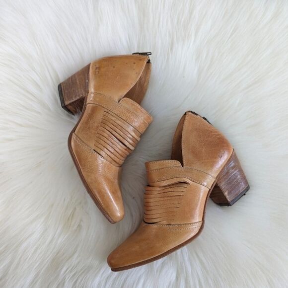 Bed Stu Women's Trough Slip-On Loafer Ankle Boots Rustic Sand tan brown size 7 - Picture 1 of 5